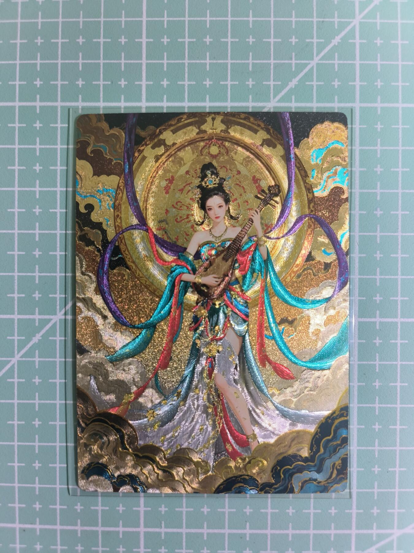 C先生卡牌 第14期 《神州百花谱》《Art系列》《人间传》持续收拍品中... 【粗闪】奇点卡牌《西域风》敦煌飞天
