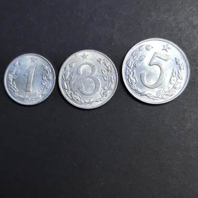 各国硬币第4期 无佣金 - 捷克斯洛伐克 不同3个