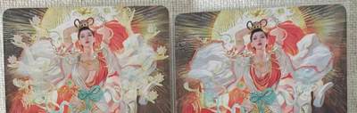龙虎卡牌第五十九场（无佣金，满120包邮，周六晚上结拍，欢迎送拍） - 烫金磨砂普卡2张  妖姬传  鬼金羊双服饰(玩家自制 非官方)
