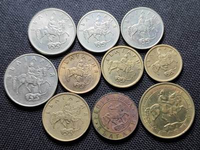 KK钱币收藏小铺 第355场 2月预留时间 周末发货 -  保加利亚一组10枚