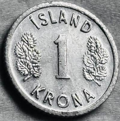 神仙姐姐-中外币专场22 原光好品1980 年冰岛 1 奥拉