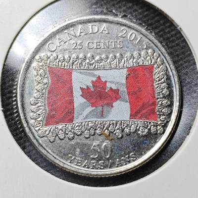 KK钱币收藏小铺 第355场 2月预留时间 周末发货 -  加拿大25分纪念币
