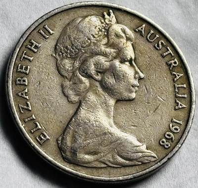 神仙姐姐-中外币专场22 1968 年澳大利亚 20 分