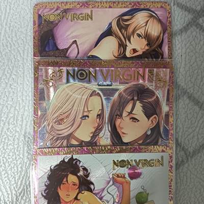 花开卡拍第43期（10月19号周日截拍，品控勿拍!!!拍品不寄存，运费5元，自制卡难免瑕疵，可能存在轻微撞角爆边等出厂瑕疵，品控介意勿拍！） - 君君 织田NON漫画系列 粗闪3张 两张温变效果 卡背清凉