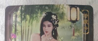 花开卡拍第43期（10月19号周日截拍，品控勿拍!!!拍品不寄存，运费5元，自制卡难免瑕疵，可能存在轻微撞角爆边等出厂瑕疵，品控介意勿拍！） - 卡将欲女传 毛嫱 艺术版 彩闪
