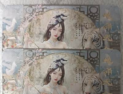 花开卡拍第43期（10月19号周日截拍，品控勿拍!!!拍品不寄存，运费5元，自制卡难免瑕疵，可能存在轻微撞角爆边等出厂瑕疵，品控介意勿拍！） - 燎原刷子妖姬传 地涌夫人双服饰 普卡2张