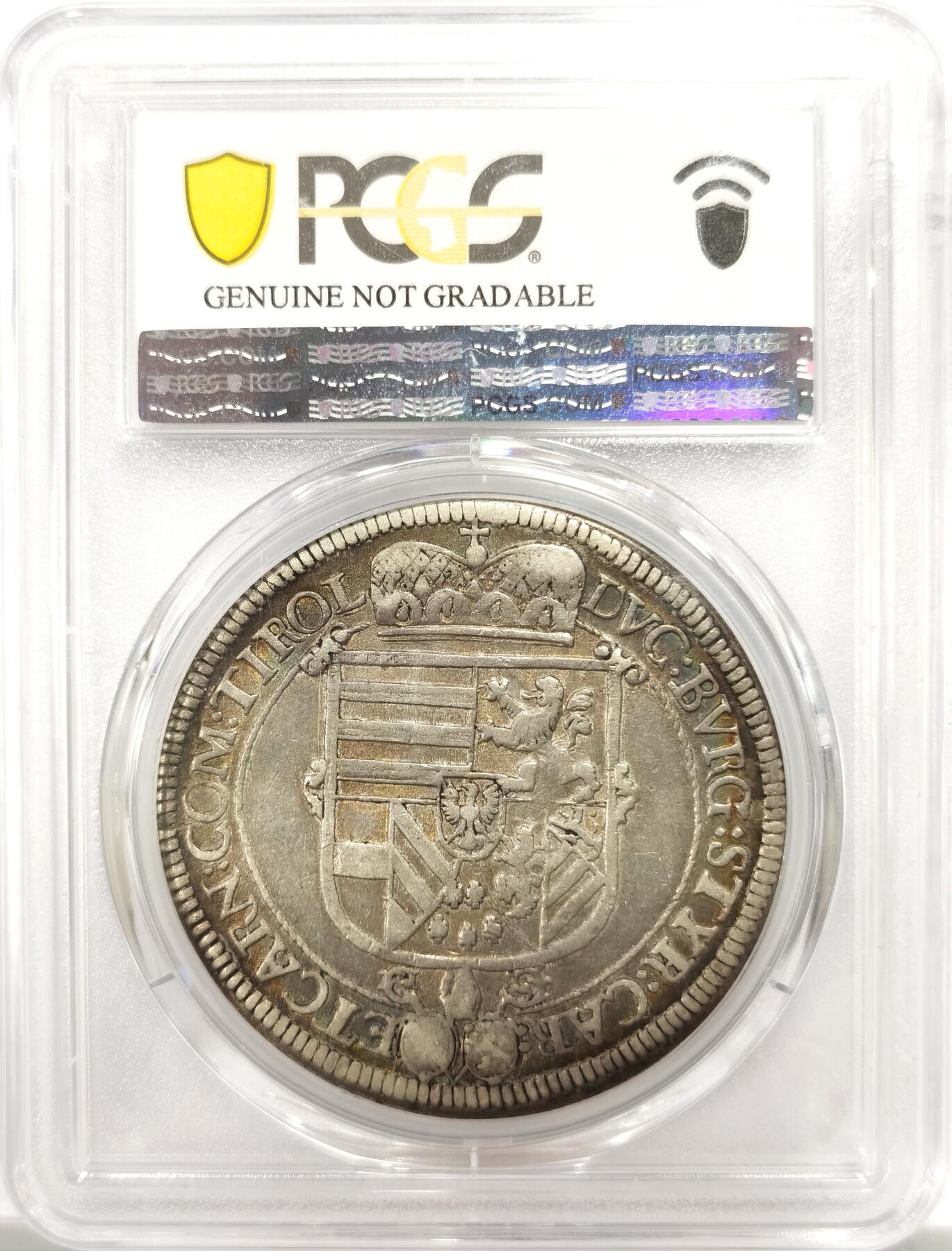 博洋堂世界钱币拍卖第143期（全场包邮） PCGS XF 神圣罗马帝国1620年利奥波德五世1泰勒大银币