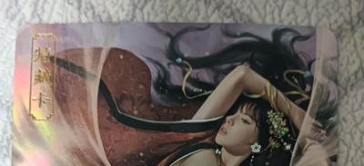 花开卡拍第43期（10月19号周日截拍，品控勿拍!!!拍品不寄存，运费5元，自制卡难免瑕疵，可能存在轻微撞角爆边等出厂瑕疵，品控介意勿拍！） - 卡将绝代芳华 赵合德 艺术版 彩闪 编号110