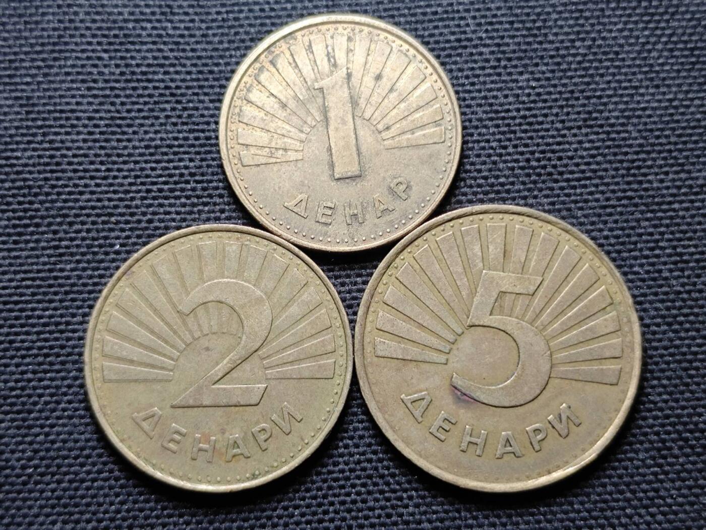 KK钱币收藏小铺 第355场 2月预留时间 周末发货  马其顿一组 动物币