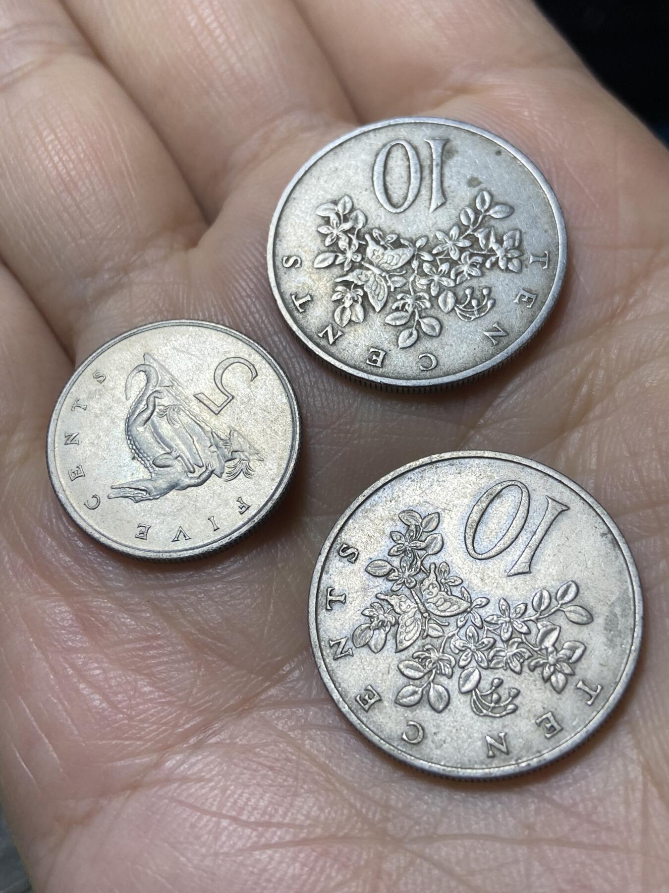2025年第一百一十一场(总第一百三十七场）外国好品散币(免佣金) 牙买加🇯🇲1969年3枚：5分10分