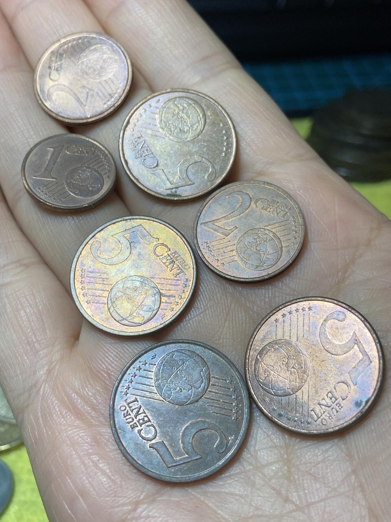 2025年第一百一十一场(总第一百三十七场）外国好品散币(免佣金) 各国欧分7枚