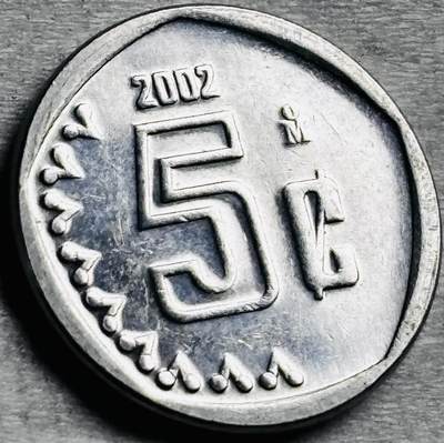 神仙姐姐-中外币专场22 原光好品2002 年墨西哥 5 分