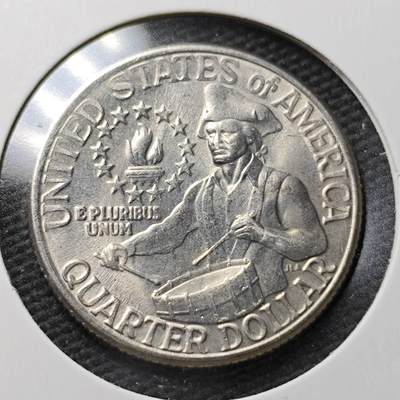 KK钱币收藏小铺 第355场 2月预留时间 周末发货 -  美国建国200周年纪念币25分