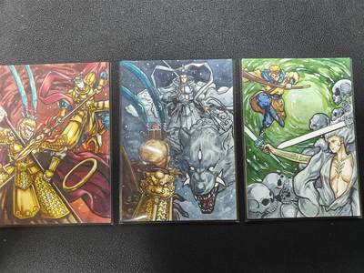 天玑星卡拍第130期《10.20周一截拍》持续收拍收评中 满赠卡需备注 - 【手绘卡】Rubick 西游 孙悟空大战 杨戬 哪吒 白骨精 手绘卡