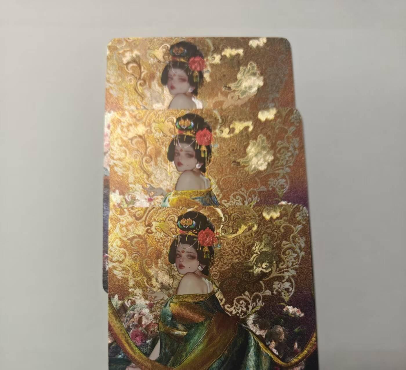龙虎卡牌第五十九场（无佣金，满120包邮，周六晚上结拍，欢迎送拍） 粗闪3张 燎原焱卡  罐儿 四大美女-杨玉环