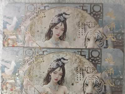 花开卡拍第43期（10月19号周日截拍，品控勿拍!!!拍品不寄存，运费5元，自制卡难免瑕疵，可能存在轻微撞角爆边等出厂瑕疵，品控介意勿拍！） - 燎原刷子妖姬传 地涌夫人双服饰 幻彩普卡2张