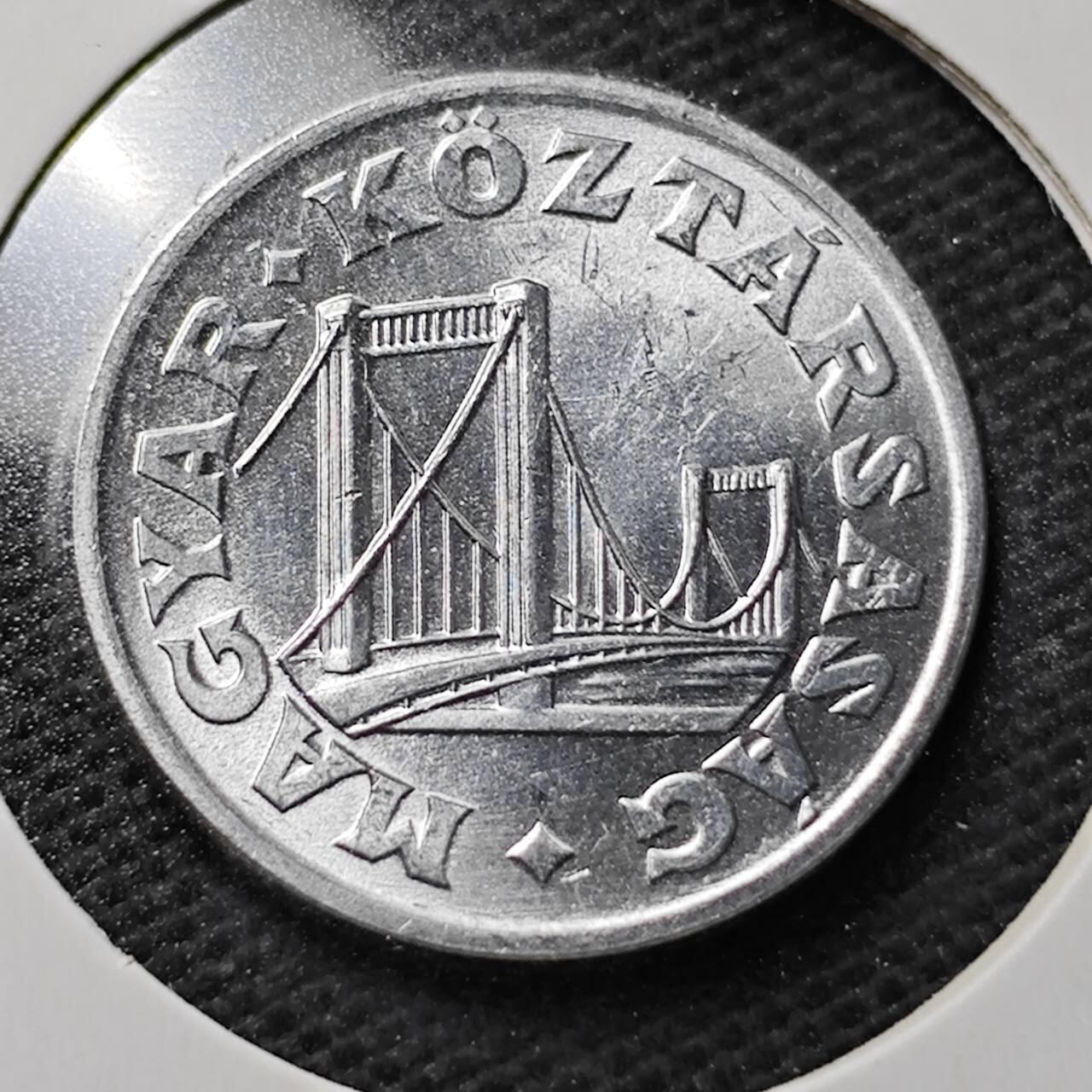 KK钱币收藏小铺 第355场 2月预留时间 周末发货  1991匈牙利50赫勒 好品