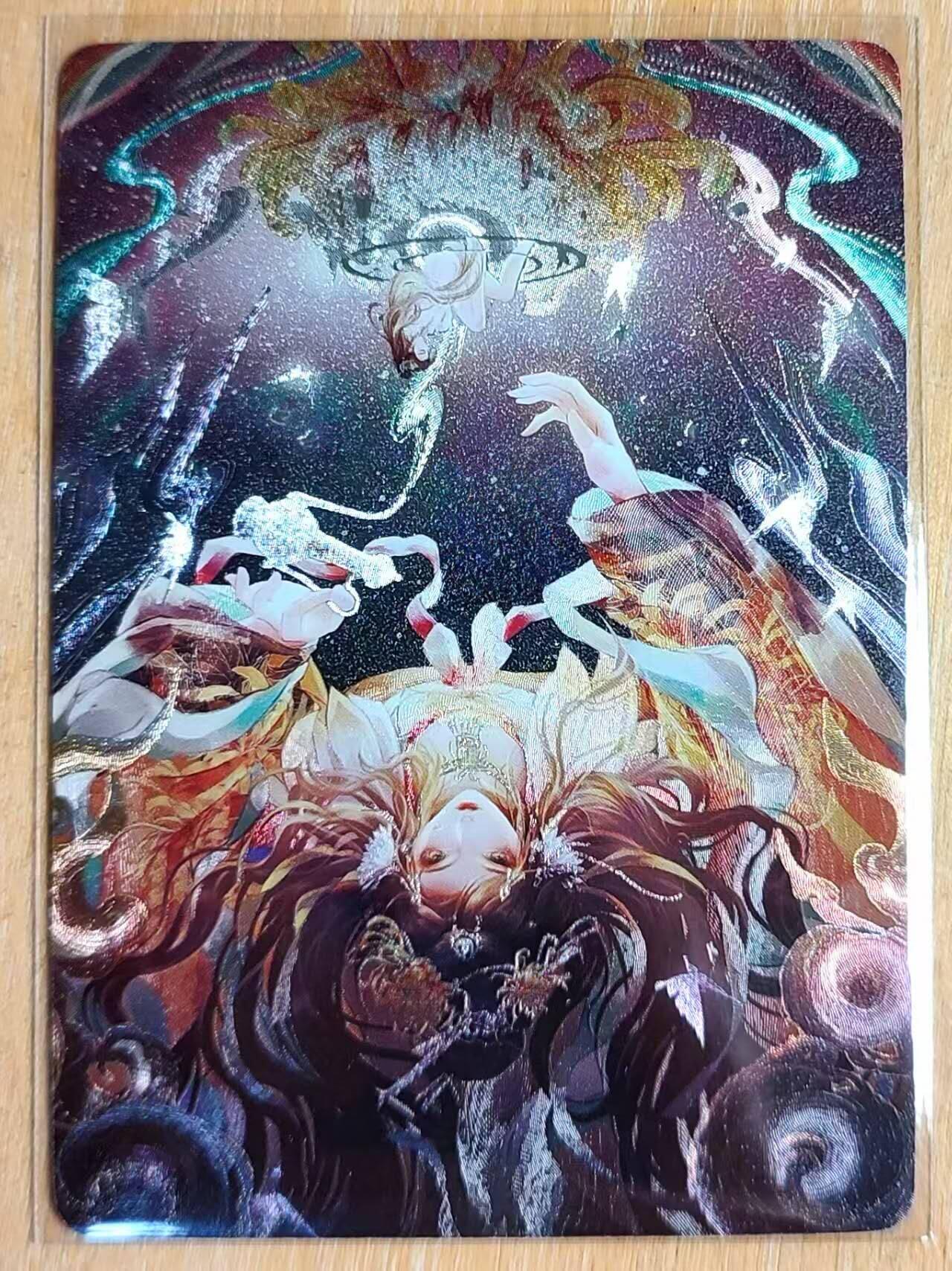 龙虎卡牌第五十九场（无佣金，满120包邮，周六晚上结拍，欢迎送拍） 粗闪 古风美女卡牌 天地镜像