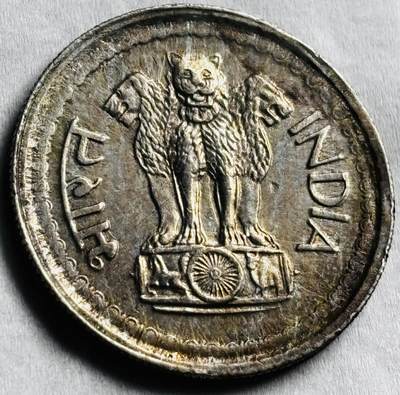 神仙姐姐-中外币专场22 1972 年印度 50 派沙