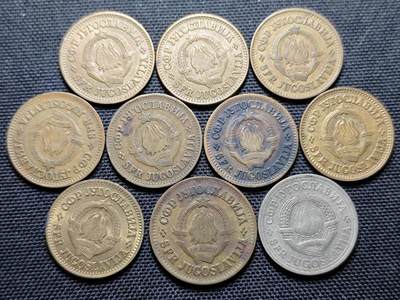 KK钱币收藏小铺 第355场 2月预留时间 周末发货 -  南斯拉夫一组18枚