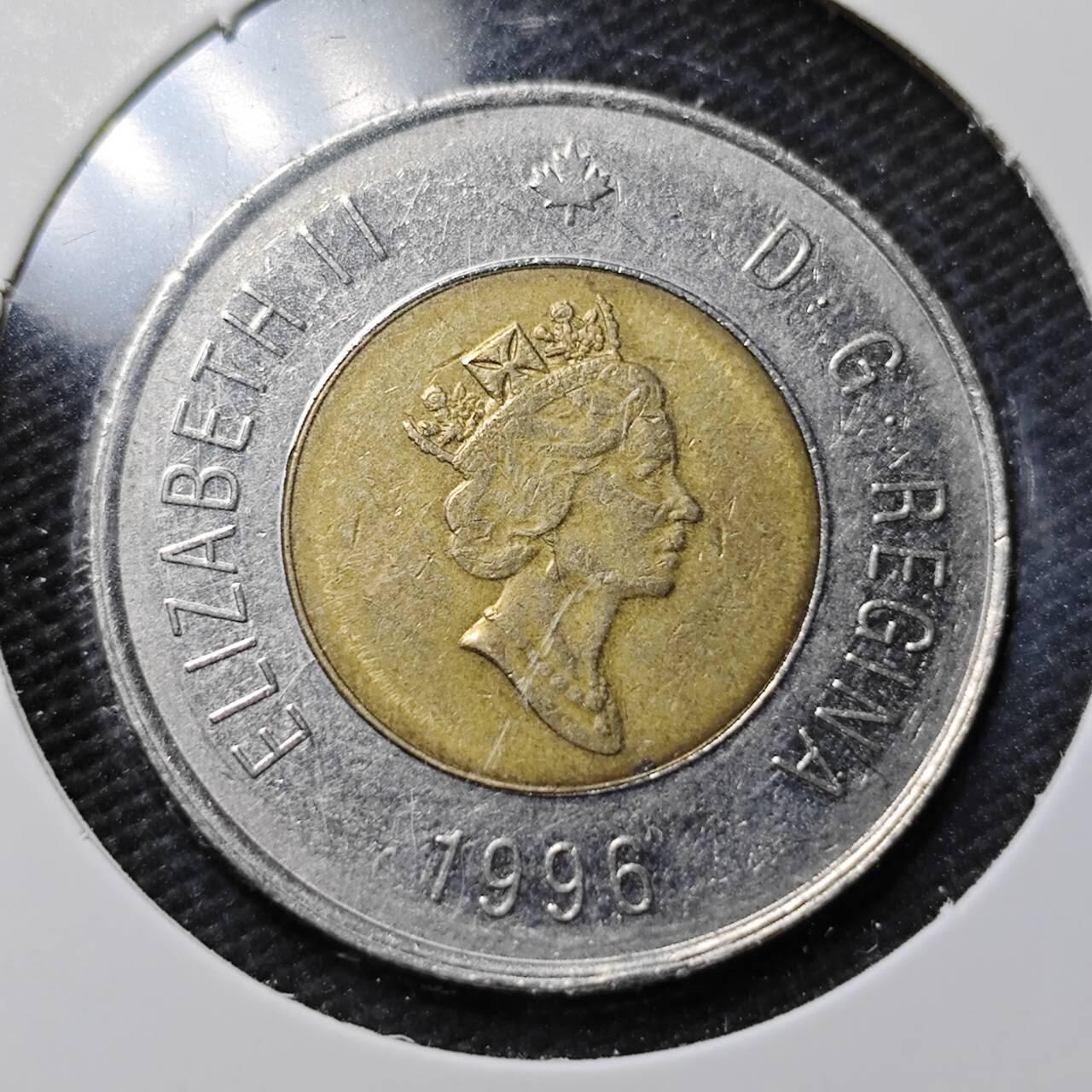 KK钱币收藏小铺 第355场 2月预留时间 周末发货  加拿大2元