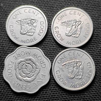 KK钱币收藏小铺 第355场 2月预留时间 周末发货 - 塞舌尔纪念币一组4枚 