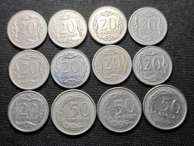 KK钱币收藏小铺 第355场 2月预留时间 周末发货 - 波兰散币一组20枚 