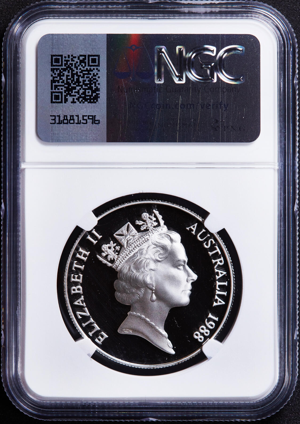 【俄甄集藏】2025年(044)11-12星期三晚 19:30 全场包邮 澳大利亚1988年纪念海军上将亚瑟·菲利普抵达悉尼建立殖民地200周年10元精制银币，NGC PF69UC，重20克，92.5%银，发行量80099枚