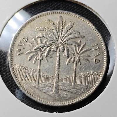 KK钱币收藏小铺 第355场 2月预留时间 周末发货 -  伊拉克100费尔椰树