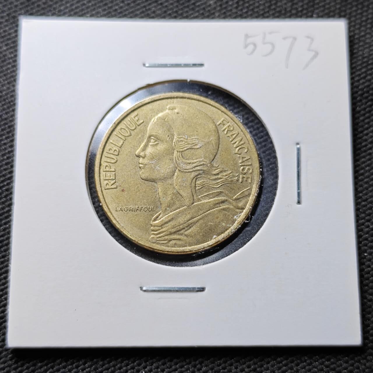 KK钱币收藏小铺 第355场 2月预留时间 周末发货  1964法国50分铜币 不多见纲目品种