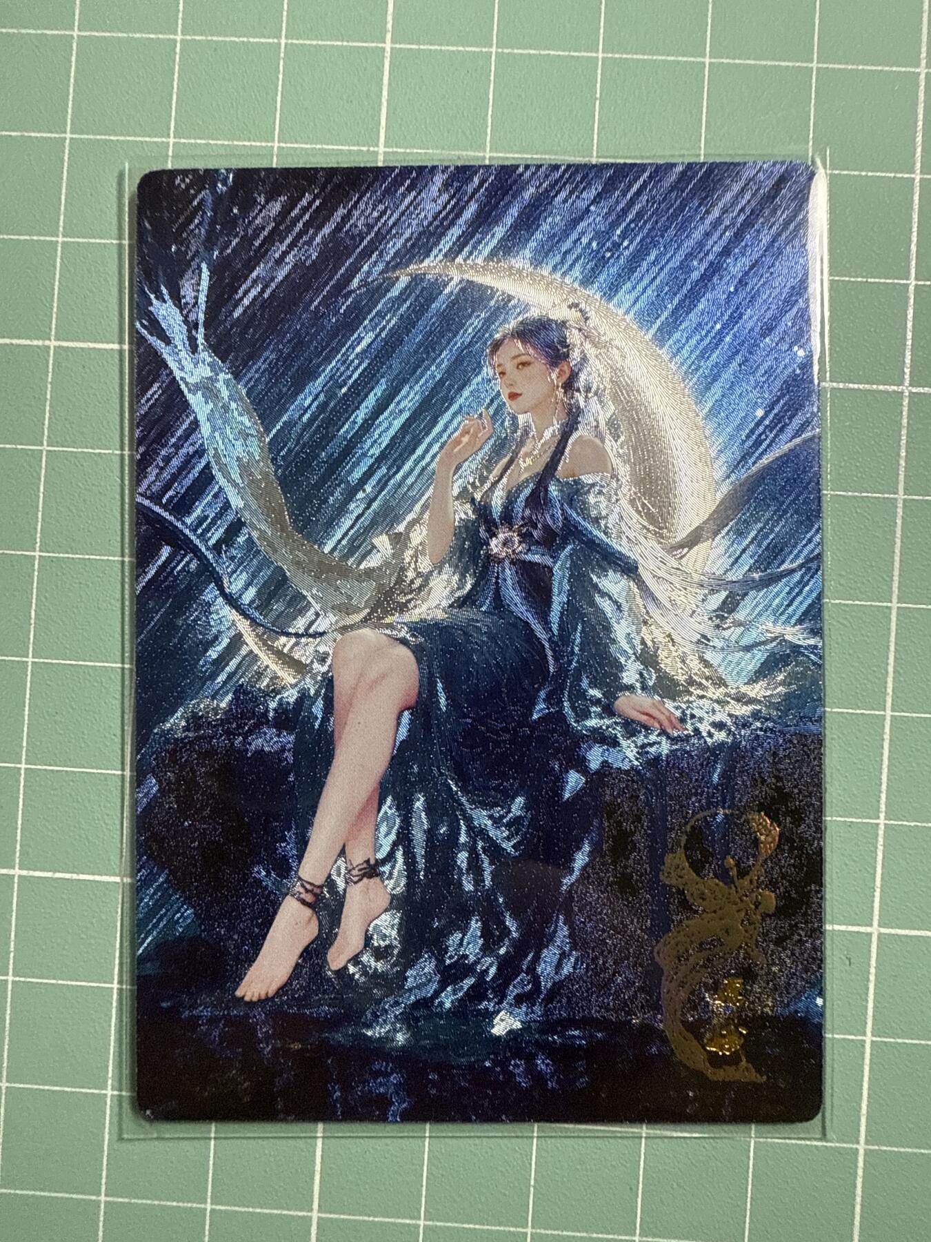 卡牌发烧友第19期，随单带裸卡，进群享包邮（持续收拍品，每周六晚23:50截拍，焱卡文化，范特卡，琳琅卡藏，国潮卡牌专场） 奇点 嫦娥 粗闪