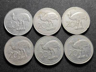 KK钱币收藏小铺 第355场 2月预留时间 周末发货 - 巴布内亚新几内亚一组大小面值28枚 