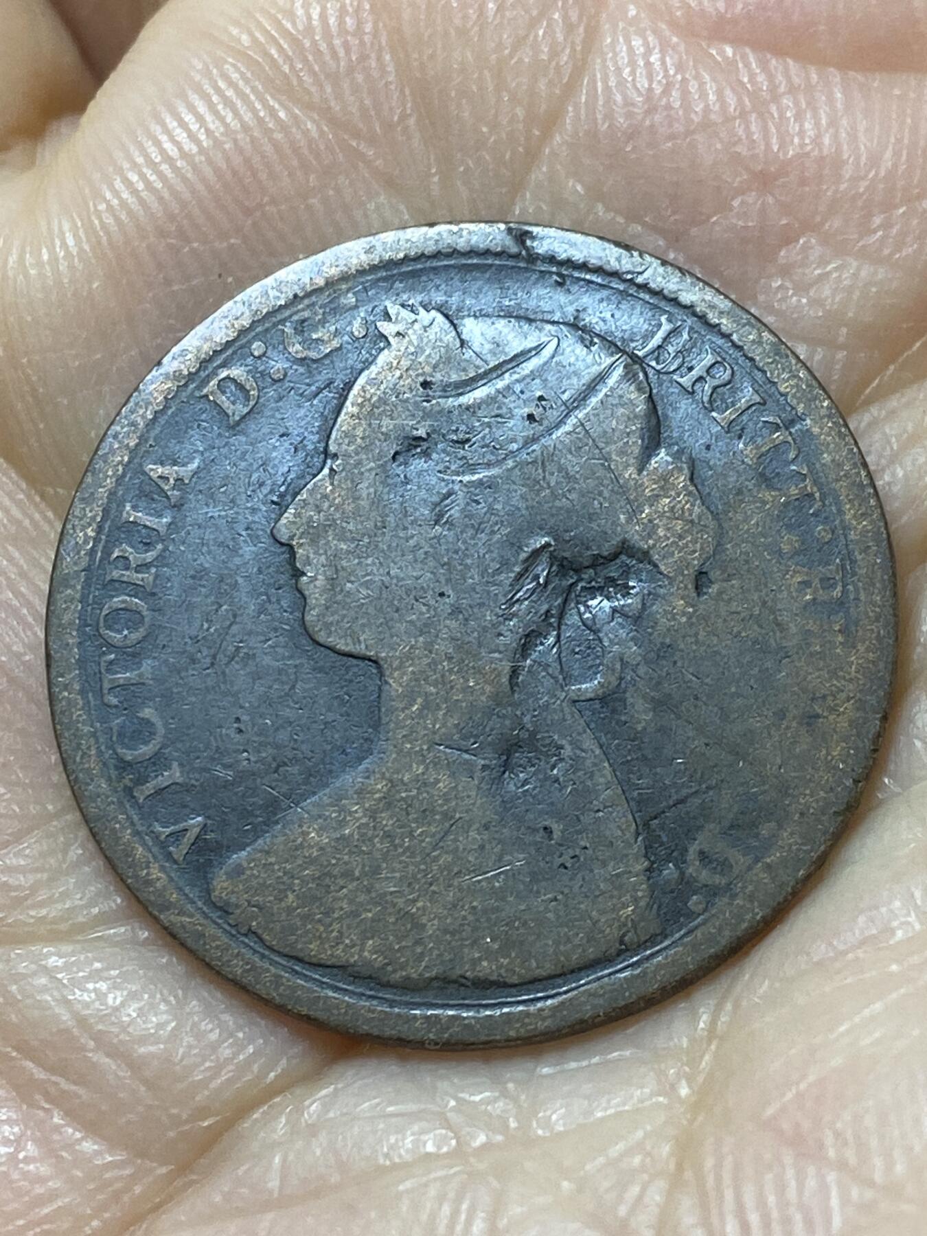 2025年第一百一十一场(总第一百三十七场）外国好品散币(免佣金) 英国🇬🇧1883年1便士(维多利亚女王中年桂冠第三版)