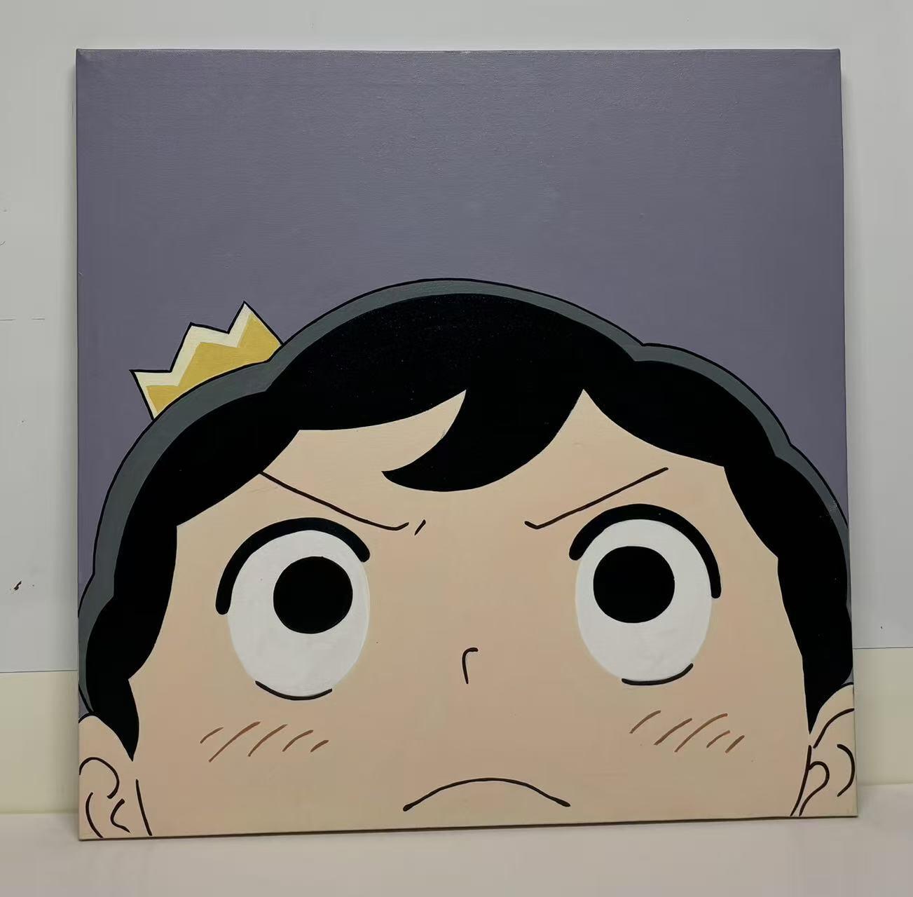 零元拍：国王排名 丙烯原作，尺寸：60X60CM，不是复制画哦