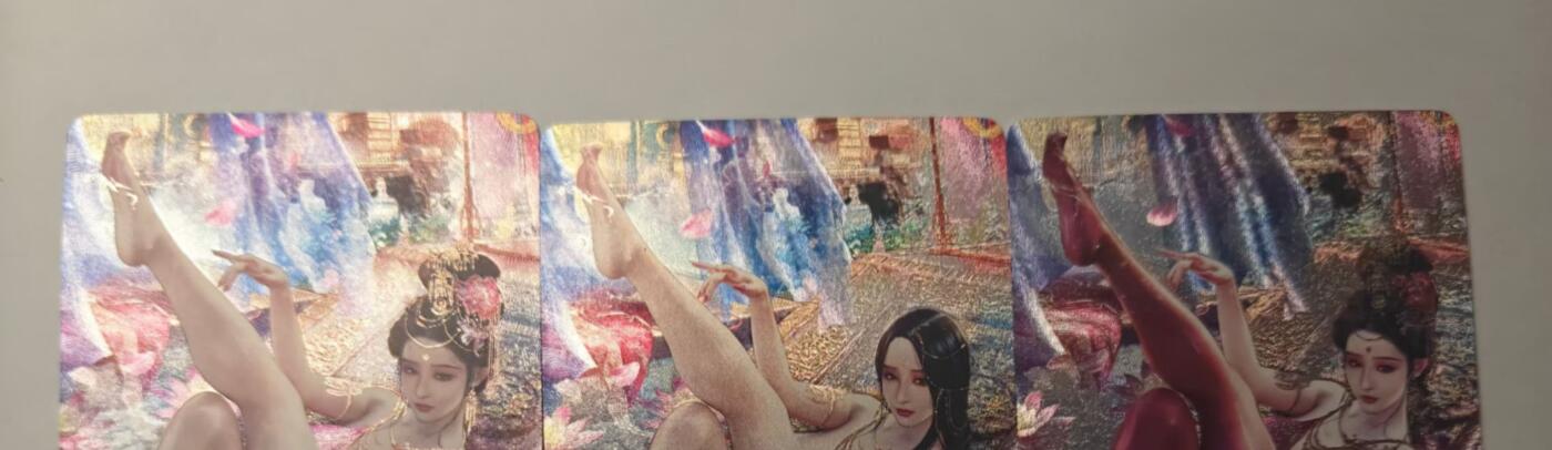 龙虎卡牌第五十九场（无佣金，满120包邮，周六晚上结拍，欢迎送拍） 粗闪3张  燎原焱卡 罐儿  四大美女杨玉环