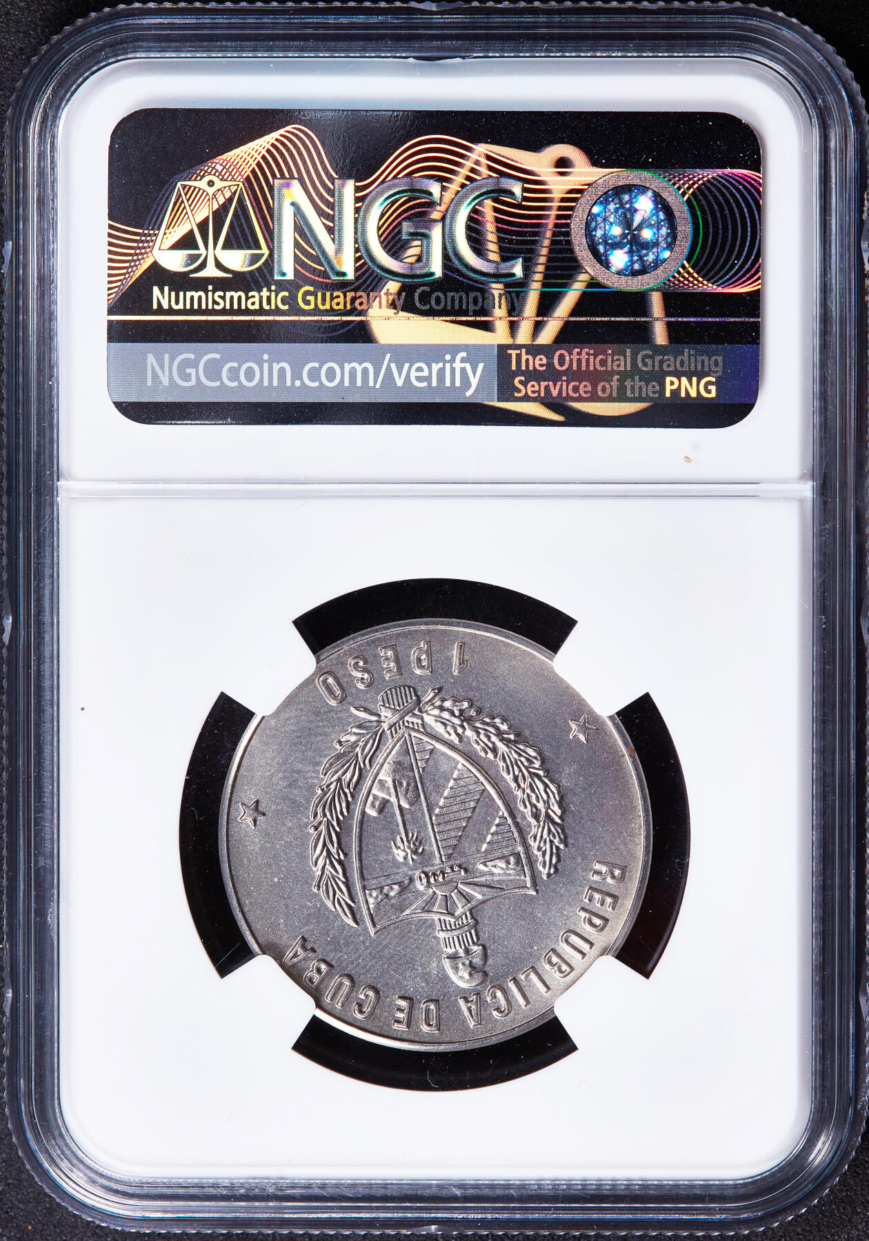 【俄甄集藏】2025年(044)11-12星期三晚 19:30 全场包邮 古巴1977年纪念列宁社会主义革命胜利60周年1比索纪念币，NGC MS68，顶级品相，少见品种，发行量6000枚