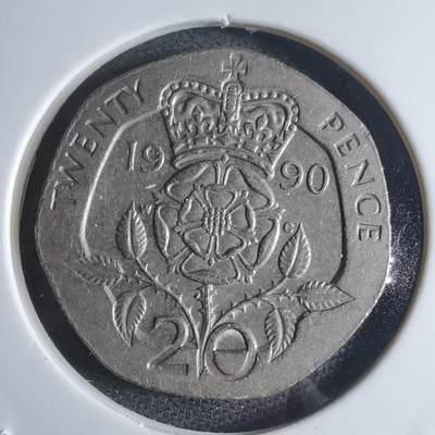 沼泽如烟--第880场 - 英国1990年20便士