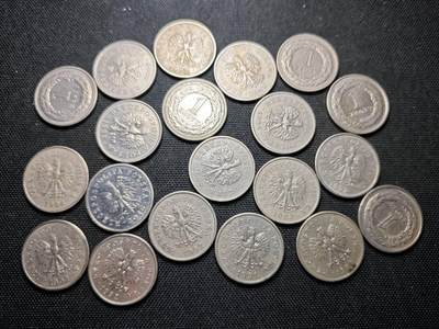 KK钱币收藏小铺 第355场 2月预留时间 周末发货 - 波兰1兹罗提一组20枚 