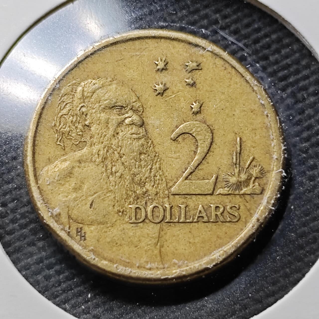 KK钱币收藏小铺 第355场 2月预留时间 周末发货  澳大利亚2元