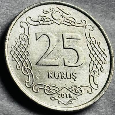 神仙姐姐-中外币专场22 原光好品2018 年土耳其 25 库鲁