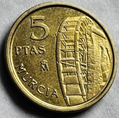 神仙姐姐-中外币专场22 1999 年西班牙 5 比塞塔纪念币