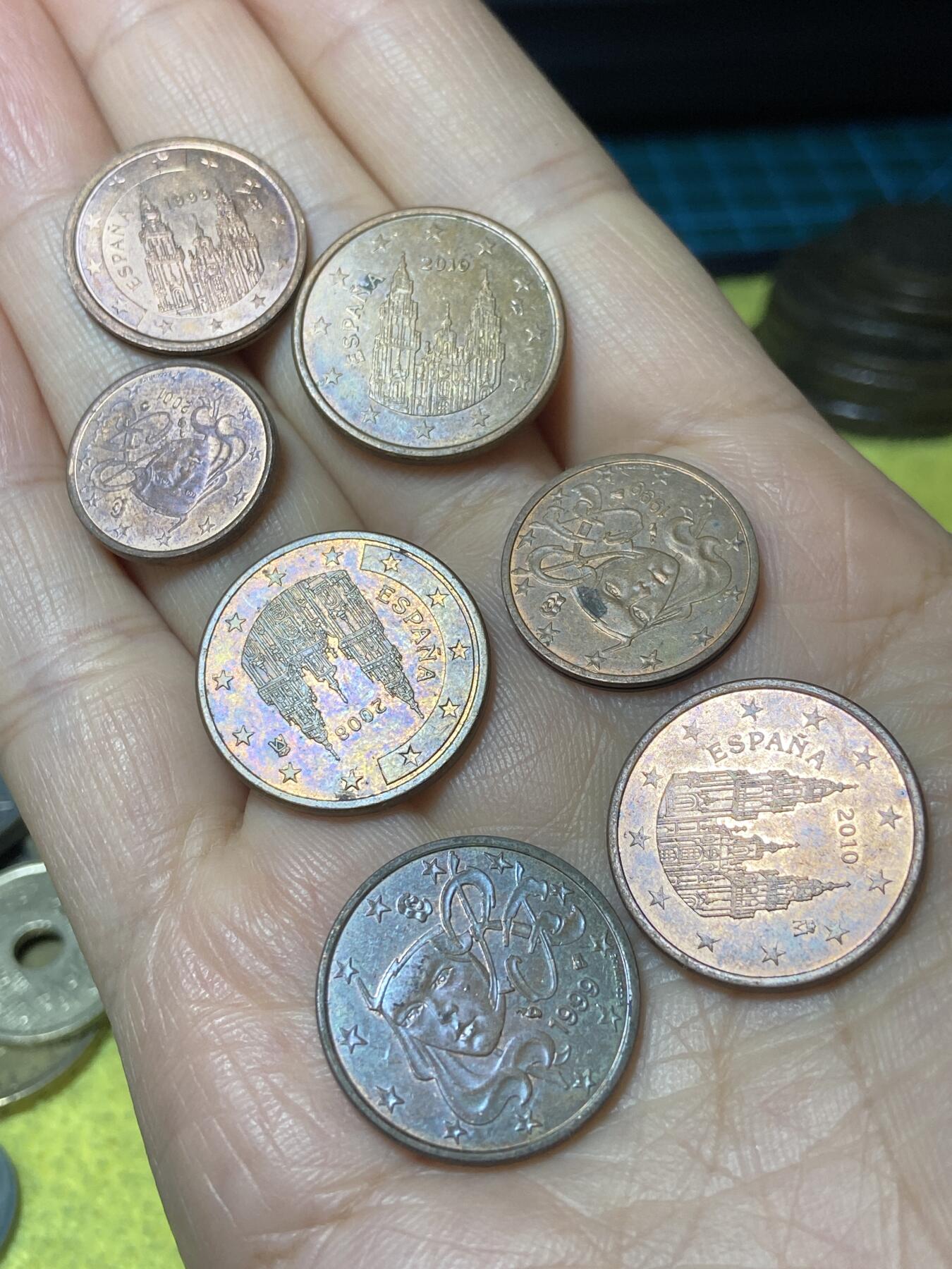2025年第一百一十一场(总第一百三十七场）外国好品散币(免佣金) 各国欧分7枚
