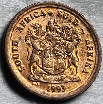 神仙姐姐-中外币专场22 原光好品1993 年南非一分