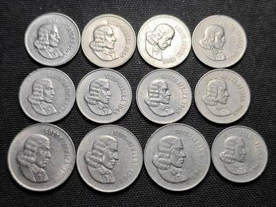 KK钱币收藏小铺 第355场 2月预留时间 周末发货 -  1965南非一组清年 22枚一组