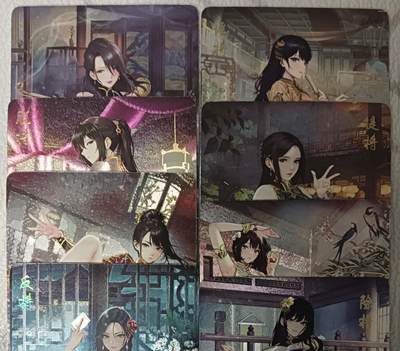 花开卡拍第43期（10月19号周日截拍，品控勿拍!!!拍品不寄存，运费5元，自制卡难免瑕疵，可能存在轻微撞角爆边等出厂瑕疵，品控介意勿拍！） - 燎原千门八将 幻彩粗闪8张