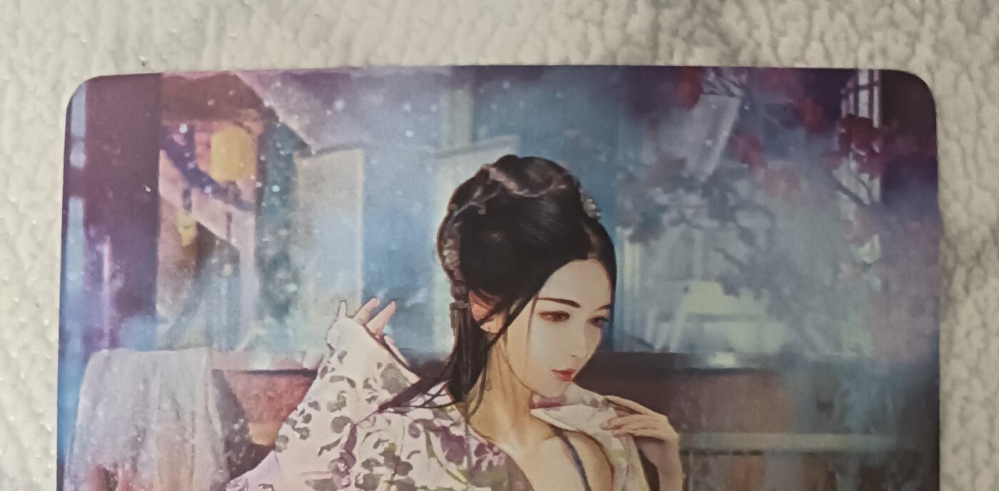 花开卡拍第43期（10月19号周日截拍，品控勿拍!!!拍品不寄存，运费5元，自制卡难免瑕疵，可能存在轻微撞角爆边等出厂瑕疵，品控介意勿拍！） 燎原红颜录特卡 潘金莲钻闪