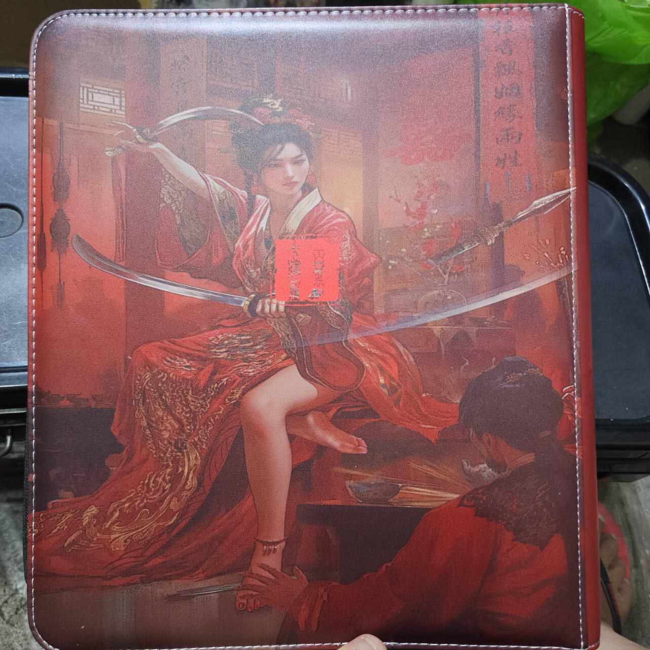 龙虎卡牌第五十九场（无佣金，满120包邮，周六晚上结拍，欢迎送拍） 9宫卡册 百里飞鸿水浒主题卡册（无内页）
