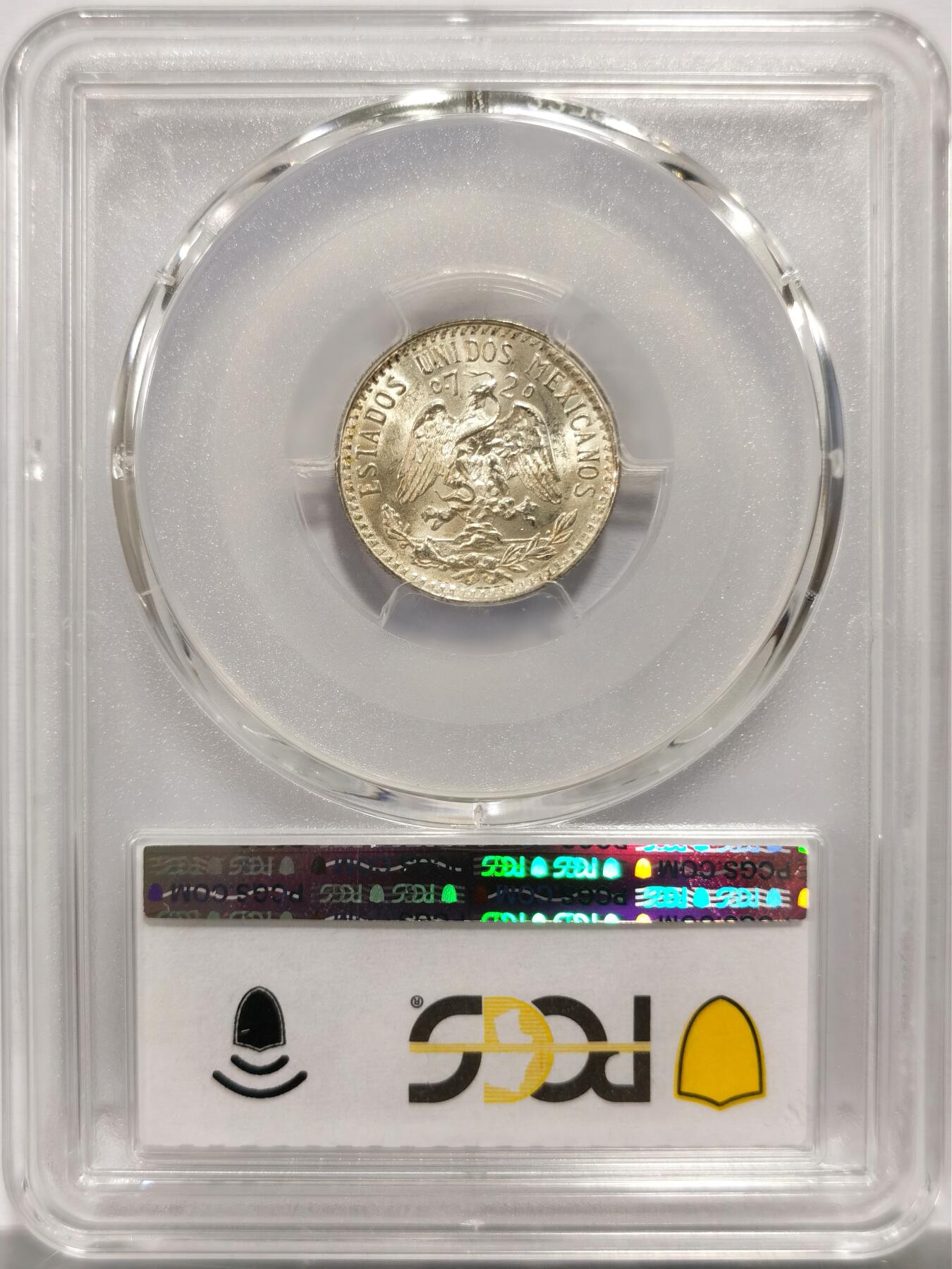 博洋堂世界钱币拍卖第143期（全场包邮） PCGS MS65 墨西哥1942年鹰洋20分银币