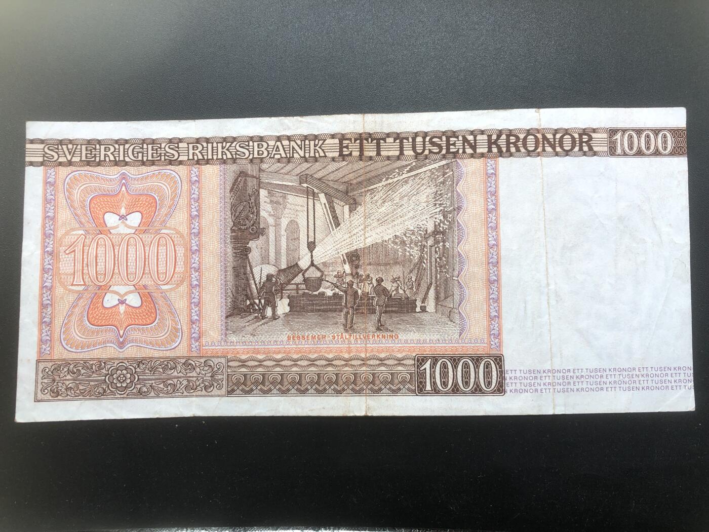 67 EPQ 1979年 新加坡鸟版20元，各版本稀有瑞典1000克朗，持续更新ing 瑞典 1985年 1000瑞典克朗 XF流通品