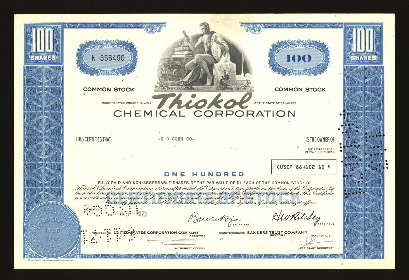 泓盛2025年秋季拍卖会 纸币 美国20世纪30-70年代公司股票共18枚，品种多样，全新，敬请预览